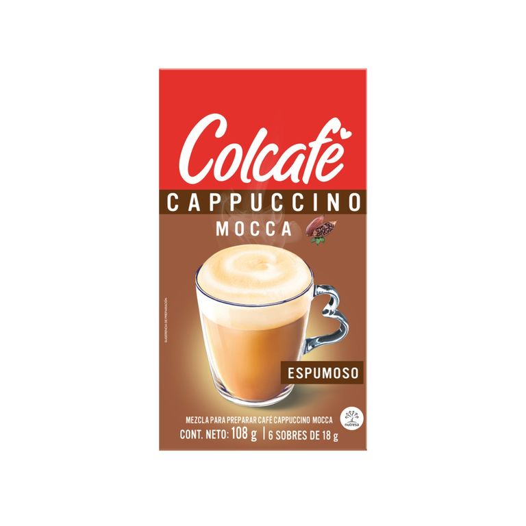 Capuccino Instantáneo Colcafé Mocca Caja 108 g