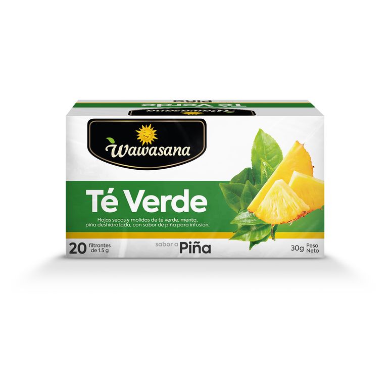 Té Verde con Piña Caja 20 Sobres