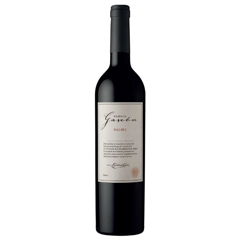 Vino Tinto Familia Gascón Malbec Botella 750 mL