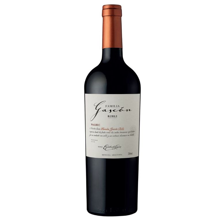 Vino Tinto Familia Gascón Reserva Malbec Botella 750 mL