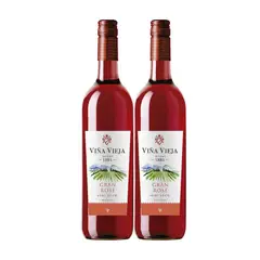VIÑA VIEJA - Vino Rosé Pack 2 Botellas 750 mL