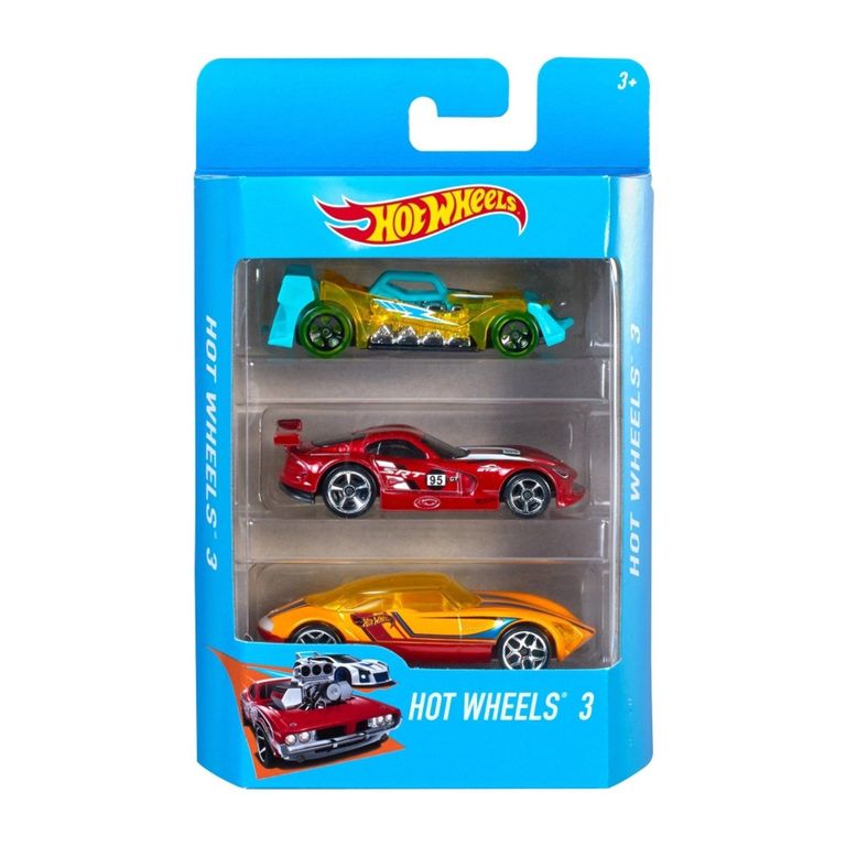 Hot Wheels Die Cast Paquete Sorpresa 3 Autos