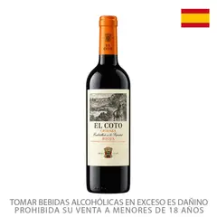 EL COTO - Vino Tinto El Coto Crianza Botella 750 mL