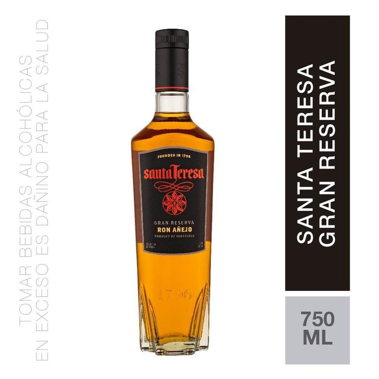 Ron Santa Teresa Gran Reserva Botella 750 mL