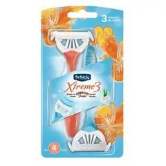 SCHICK - Máquina de Afeitar Xtreme 3 Hawaiian Tropic Unidad