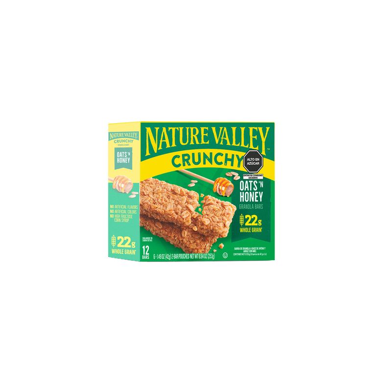 Barras de Granola Nature Valley Crunchy Honey Caja 253 g