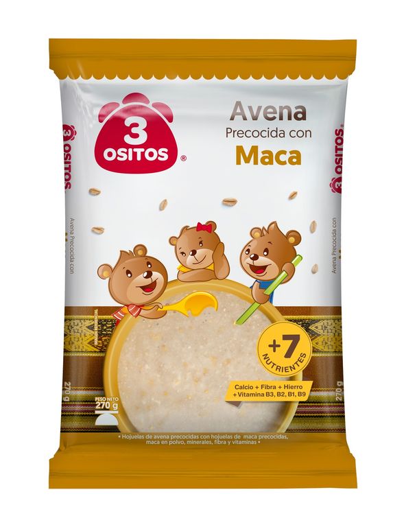 Avena con Maca 3 Ositos Bolsa 270 g