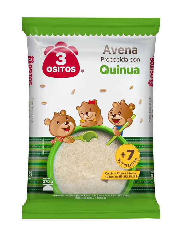 Avena con Quinua 3 Ositos Bolsa 270 g