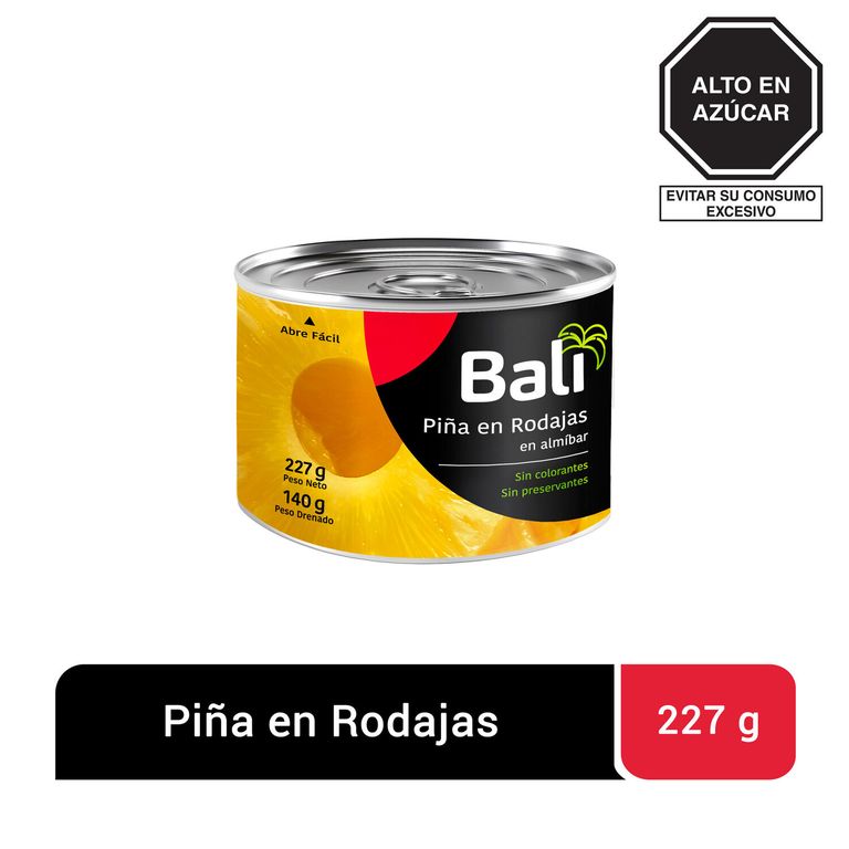 Piña en Rodajas Bali Lata 227 g