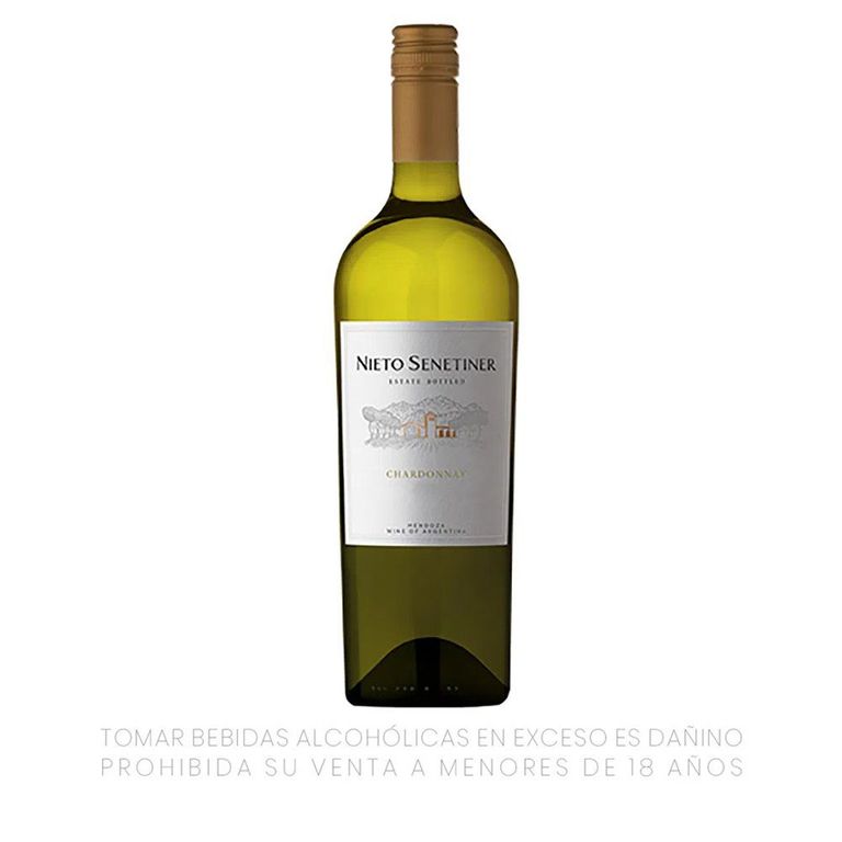 Vino Blanco Nieto Senetiner Estate Chardonnay Botella 750 mL