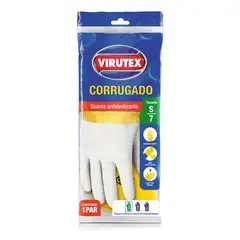 VIRUTEX - Guantes Corrugado Clásica Talla S