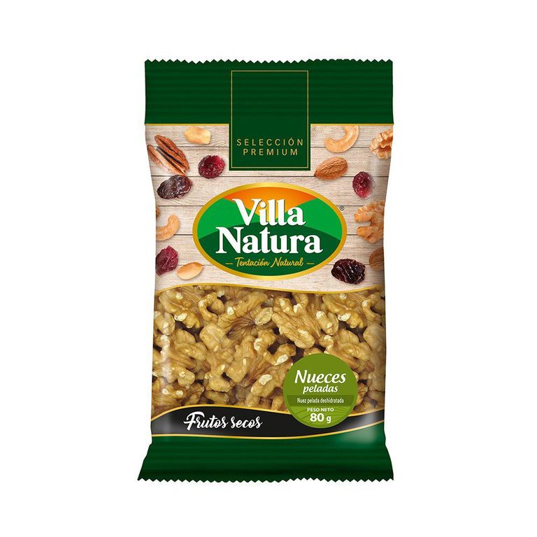 Nueces Peladas Villa Natura Bolsa 80 g