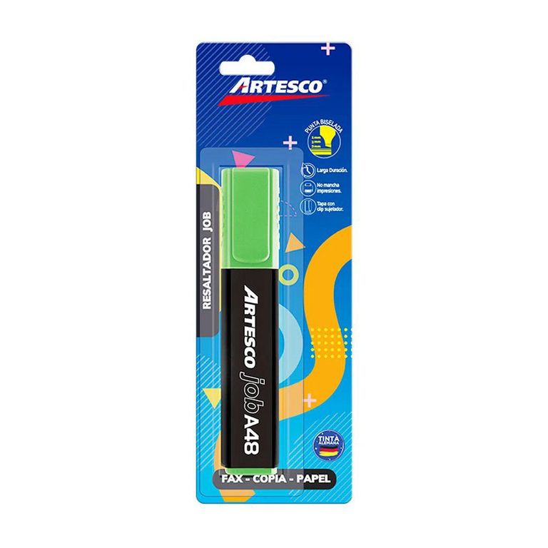 Resaltador Artesco Job A48 Color Verde