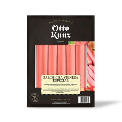 Salchicha Especial Vienesa Otto Kunz Empaque 500 g