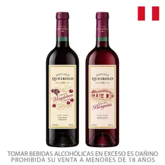 undefined - Vino Santiago Queirolo Borgoña 750 mL + Magdalena 750 mL