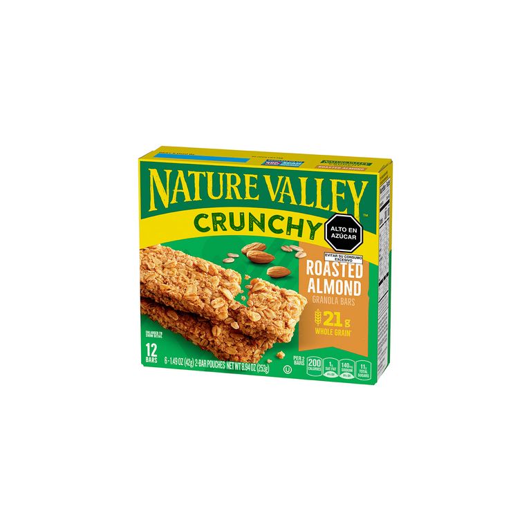 Barras De Granola Nature Valley Crunchy Almond x 6 unidades