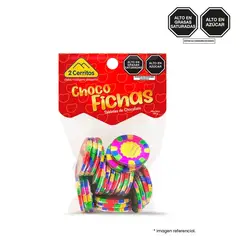 2 CERRITOS - Chocolate Chocofichas 125 g