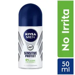 NIVEA - Antitranspirante Roll On Hombre Hidratante Piel Sensible Envase 50 mL