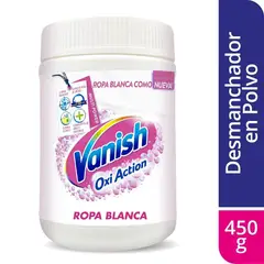 VANISH - Quitamanchas Polvo Oxi Action Ropa Blanca Envase 450 ml