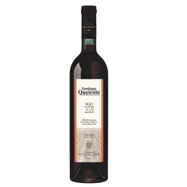 Vino Tinto Santiago Queirolo Siglo XVI Seco Botella 750 mL