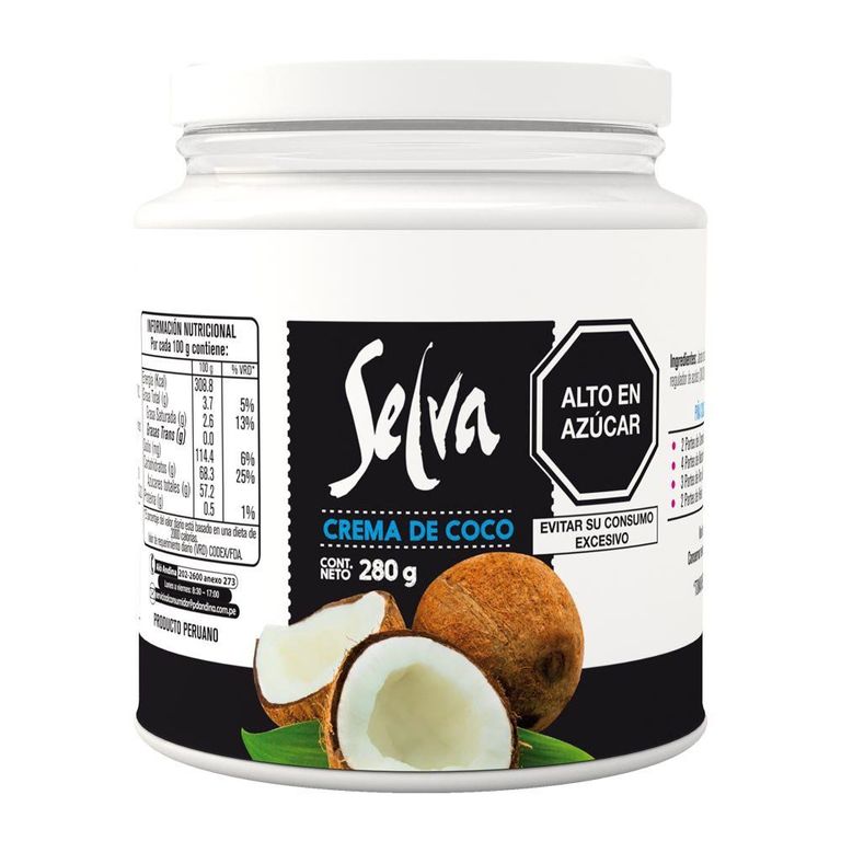 Crema de Coco Selva Envase 280 g