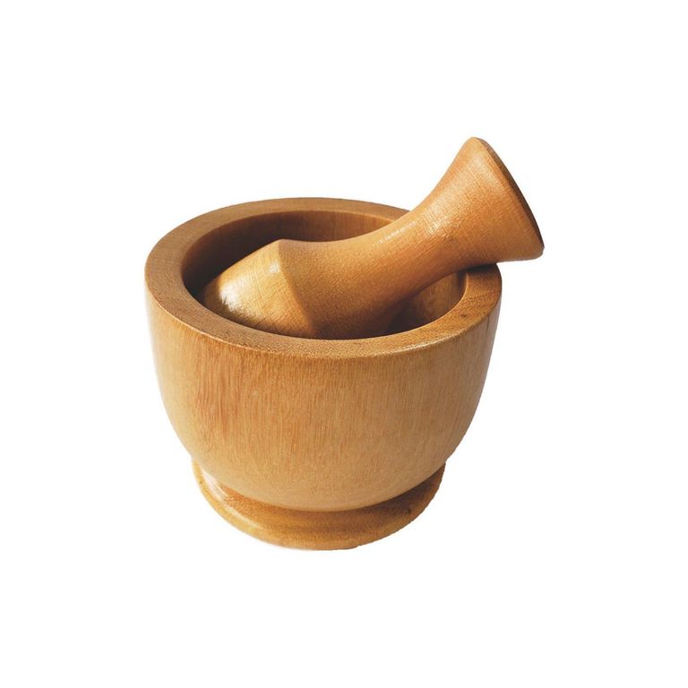 Mortero con Bolillo de Madera