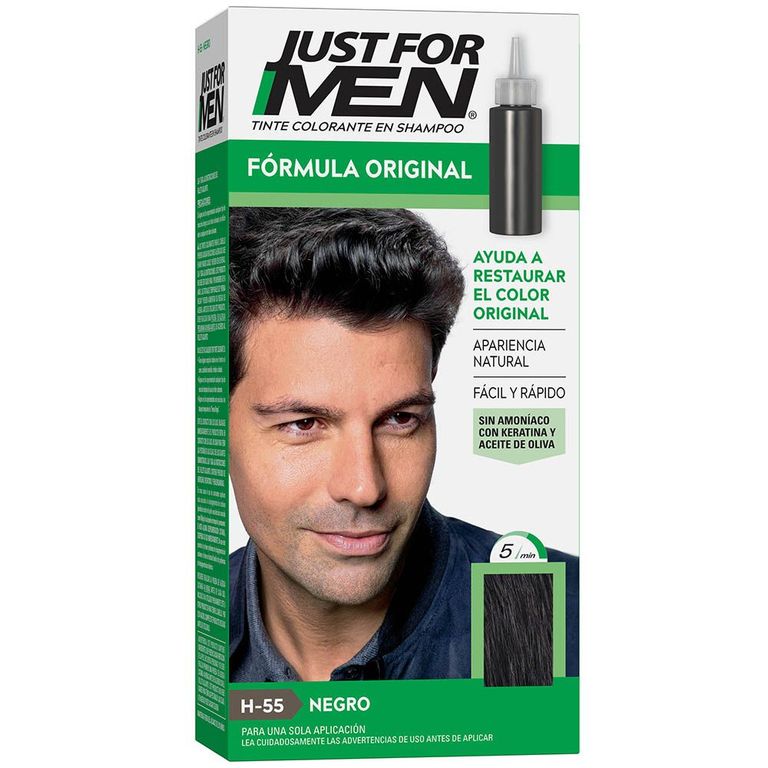 Tinte para Hombre Just for Men Tono Negro H 55