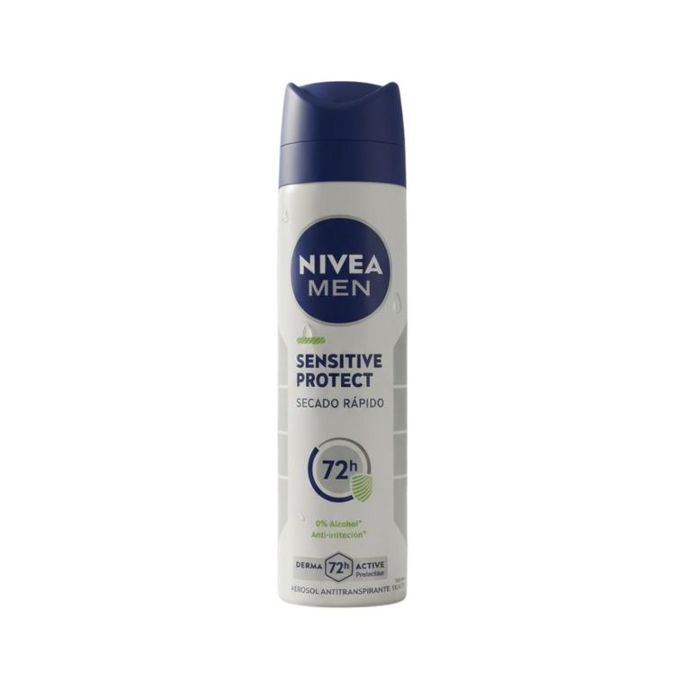 Desodorante en Spray Nivea Men Sensitive Protect Envase 150 mL