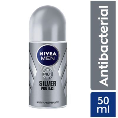 Antitranspirante Roll On Nivea Men Silver Protect Envase 50 mL