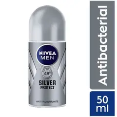 NIVEA - Desodorante Roll On Silver Protect Envase 50 mL