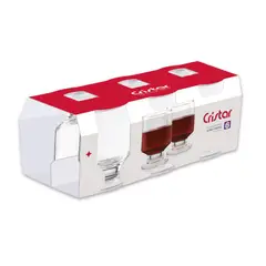 CRISTAR - Juego de Copas Vidrio Can Liza Lexing Vino Rojo