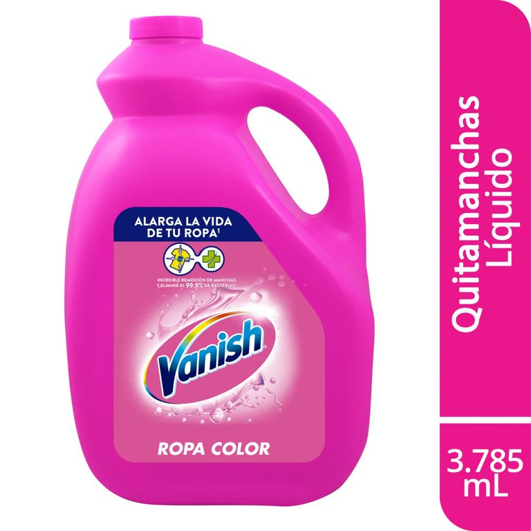 Quitamanchas Líquido Vanish Ropa Color Botella 3.785 L
