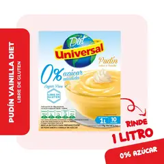 UNIVERSAL - Pudín Dietético Sabor a Vainilla 19 g