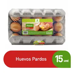 TOTTUS - Huevos Pardos 15 Und
