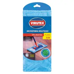 VIRUTEX - Mopa Plana 35cm Microfibra