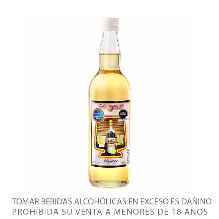 Jarabe de Goma Vargas Chevalier Botella 750 mL