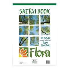 KIMBERLY - Sketch Book Macedonia Flora 160 g 24 Hojas
