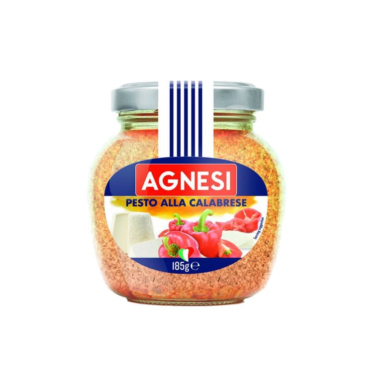 Salsa Pesto a la Calabrese Agnesi Envase 185 g