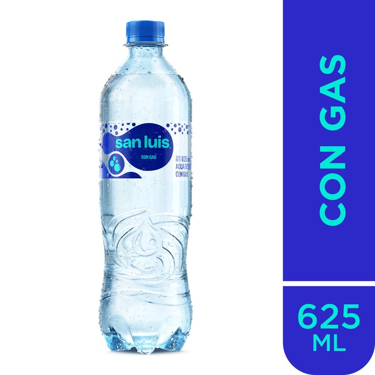 Agua San Luis Con Gas Botella 625 mL