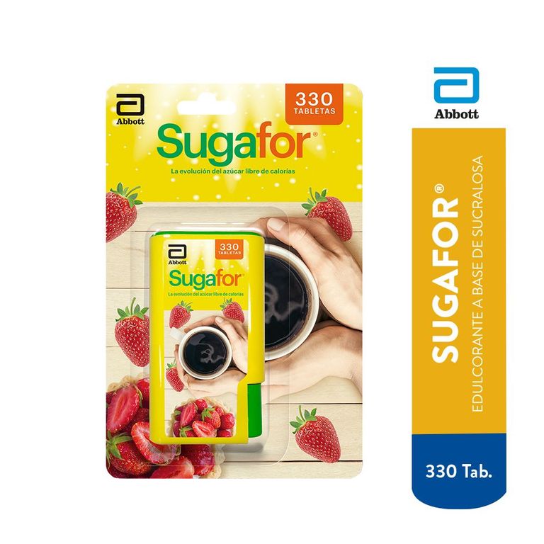 Endulzante Sugafor 330 Tabletas