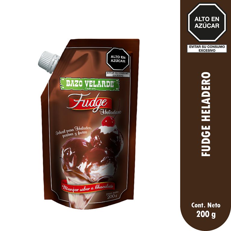 Fudge Heladero Bazo Velarde Doypack 200 g