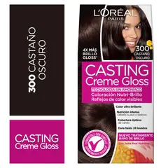 CASTING CREME GLOSS - Kit Tinte Capilar Tono 300 Castaño Oscuro
