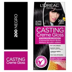 CASTING CREME GLOSS - Kit Tinte Capilar Tono 200 Negro
