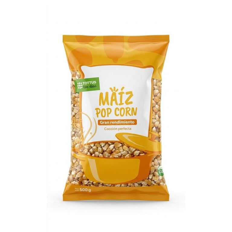 Maíz Pop Corn Tottus Menestra Bolsa 500 g