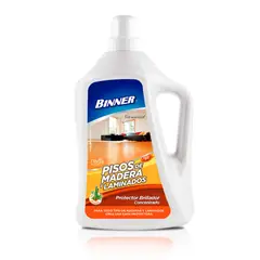 BINNER - Líquido Protección Brillo Pisos Madera Laminados Botella 1 L