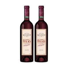 SANTIAGO QUEIROLO - Vino Borgoña Pack 2 Und Botellas 750 mL