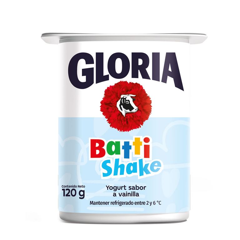 Yogurt Gloria Battishake Vainilla Envase 120 g