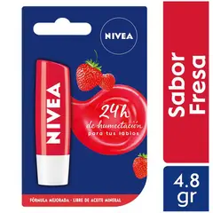 NIVEA - Bálsamo Labial Nivea Fresa Star Fruits Envase 4.8 g