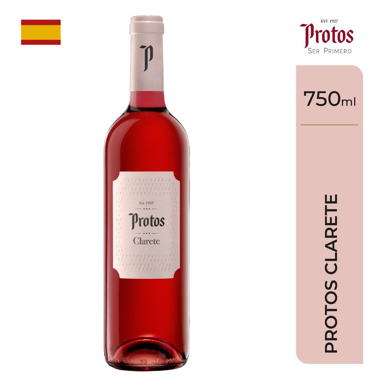Vino Rosado Clarete Protos 13° Botella 750 mL