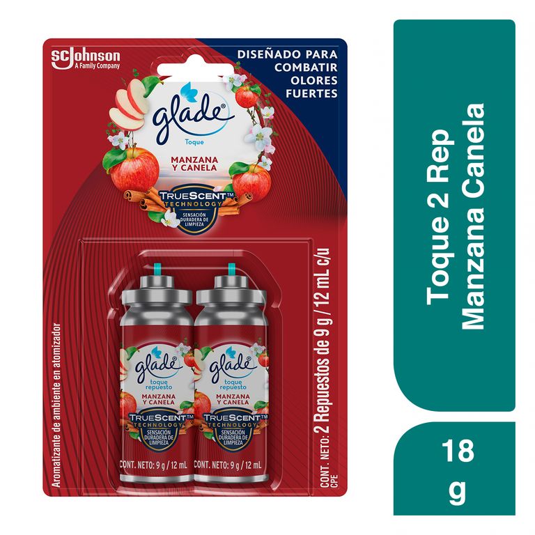 Repuesto Toques Glade Manzana Canela Empaque 2 Und